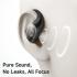 MCDODO HP-007 Open-Ear True Wireless Earbuds with LED Display BT Headphones IPX4 Water Resistant, up to 24 Hours Play Time- Black